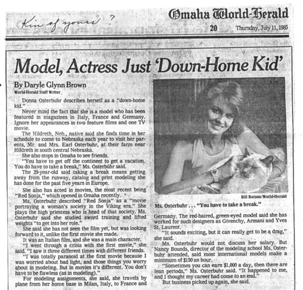 Model, Actress Just 'Down-Home Kid'