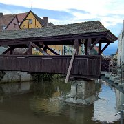 Vilsbrücke an der Schiffergasse : !Moped-Touren, 2017.4-Laender, 2017.4-Länder, Amberg, Bayern, Deutschland, Europa, Europe, Germany, Moped-Touren