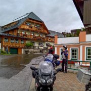 Regnerischer Start in Tauplitz : !Moped-Touren, 2017.4-Laender, 2017.4-Länder, Europa, Europe, Moped-Touren, Norbert Brüchle, Steiermark, Tauplitz, Werner Probst, Österreich