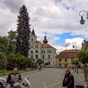 Trinkpause in Netolice : !Moped-Touren, 2017.4-Laender, 2017.4-Länder, Europa, Europe, Max-Planck-Schule, Moped-Touren, Netolice, Tschechien