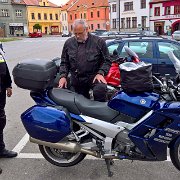 Motorschaden und Abtransport in Netolice : !Moped-Touren, 2017.4-Laender, 2017.4-Länder, Europa, Europe, Moped-Touren, Netolice, Tschechien