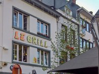 Abendessen mit Public Viewing in Malmedy : 2018.Ardennen, Belgien, Europa, Europe, MRD, Malmedy, Wallonie