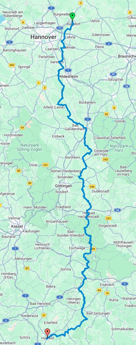 Hünfeld 2026 Anreise
